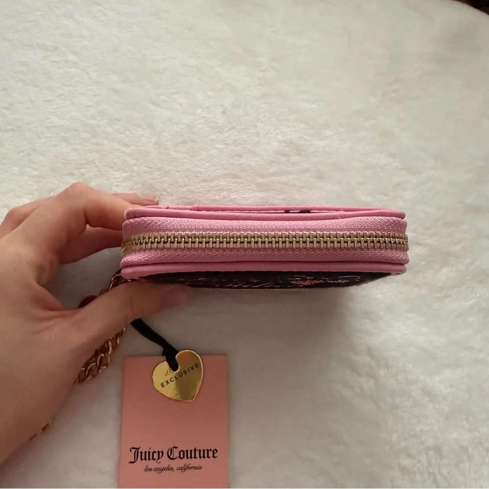 Juicy Couture Strawberry Cherry Wallet Chain Key Pouch Y2K Coquette NWT
